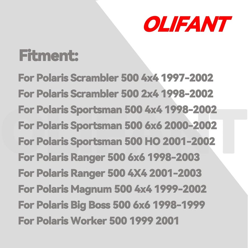 OLIFANT Voltage Regulator Rectifier For Polaris Sportsman 500 98-02 /Ranger 500 6X6 98-03 Ranger 500 4X4 01-03/Scrambler 500 97-02/Magnum 500 4X4 99-02/Big Boss 500/Worker 500 2203636 4060173 - Image 2
